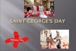 Saint george’s day is the national day English
