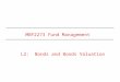 MBF2273 Fund Management L2: Bonds and Bonds Valuation