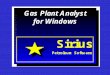 GasPlant GasPlant calculates the composition and flow rates of the process streams of a gas plant. Yield ratios and surface loss are determined based