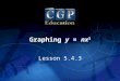 1 Lesson 5.4.3 Graphing y = nx 3. 2 Lesson 5.4.3 Graphing y = nx 3 California Standards: Algebra and Functions 3.1 Graph functions of the form y = nx