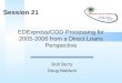 EDExpress/COD Processing for 2005-2006 from a Direct Loans Perspective Bob Berry Doug Baldwin Session 21