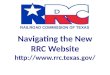 RAILROAD COMMISSION OF TEXAS Navigating the New RRC Website
