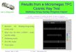 Stanford, Mar 21, 2005P. Colas - Micromegas TPC1 Results from a Micromegas TPC Cosmic Ray Test Berkeley-Orsay-Saclay Progress Report Reminder: the Berkeley-Orsay-