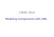 CBSE 2014 Modeling Components with UML. Bibliography Modelling components in UML – Main text: Kim Hamilton, Russell Miles, Learning UML 2.0, OReilly,