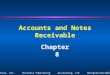 8 - 1 ©2002 Prentice Hall, Inc. Business Publishing Accounting, 5/E Horngren/Harrison/Bamber Accounts and Notes Receivable Chapter 8