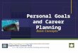 Personal Goals and Career Planning Basic Concepts