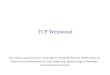 TCP Westwood The work is supported by the 2/032/2004 ELTE-BUTE-Ericsson NKFP project on Research and Developments of Tools Supporting Optimal Usage of