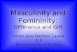 Masculinity and Femininity: Difference and Gift Sister Jane Dominic Laurel, O.P. Dominican Sisters of St. Cecilia Nashville, TN