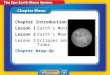 Chapter Menu Chapter Introduction Lesson 1Lesson 1Earth’s Motion Lesson 2Lesson 2Earth’s Moon Lesson 3Lesson 3Eclipses and Tides Chapter Wrap-Up Jason