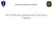 Advanced Gunnery Tables # Air Defense Advanced Gunnery Tables