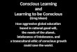 Conscious Learning and Learning to be Conscious (Greg Nixon) How aggressive global education based in rational good will, the needs of the planet, intolerance