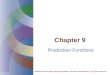 Chapter 9 Production Functions Nicholson and Snyder, Copyright ©2008 by Thomson South-Western. All rights reserved