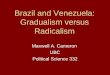 Brazil and Venezuela: Gradualism versus Radicalism Maxwell A. Cameron UBC Political Science 332