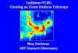 (sub)mm-VLBI: Creating an Event Horizon Telescope Shep Doeleman MIT Haystack Observatory