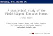 A statistical study of the Field-Aligned Electron Events (status report) Solène Lejosne, Forrest Mozer and Oleksiy Agapitov SSL, University of California,