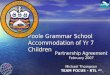 1 Poole Grammar School Accommodation of Yr 7 Children Partnership Agreement February 2007 Michael Thompson TEAM FOCUS – RTL Ltd