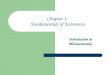 Chapter 1: Fundamentals of Economics Introduction in Microeconomics