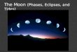 The Moon (Phases, Eclipses, and Tides). Our Motion & the Moon NutationBarycenter Nutation and Precession
