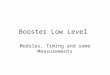 Booster Low Level Modules, Timing and some Measurements