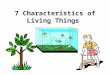 7 Characteristics of Living Things. 1 COMPOSED OF CELLS All living things are made up of at least one cell Cell – Basic or smallest unit of life  Membrane