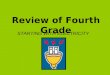 Review of Fourth Grade STARTING WITH ELECTRICITY