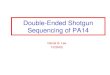 Double-Ended Shotgun Sequencing of PA14 Daniel G. Lee 10/30/02