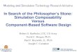 2004 Fall Simulation Interoperability Workshop In Search of the Philosopher’s Stone: Simulation Composability Versus Component-Based Software Design M