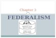 FEDERALISM Chapter 3. The Founding Does Federalism protect personal liberties? --Founders believed that neither the national nor state gov’t would have
