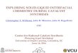 EXPLORING SOLID-LIQUID INTERFACIAL CHEMISTRY DURING CATALYST SYNTHESIS Christopher T. Williams, John R. Monnier, John R. Regalbuto USC Center for Rational