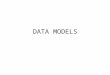 DATA MODELS. Data Models A model is a representation of reality, ‘real world’ objects and events, and their associations. It is an abstraction that concentrates