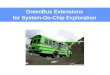 GreenBus Extensions for System-On-Chip Exploration
