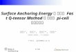 Dong-A University Display Device Lab 1/16 Surface Anchoring Energy 가 추가된 Fast Q-tensor Mothod 를 이용한 pi-cell 시뮬레이션 강완석 *, 허승열 *, 윤형진 **,
