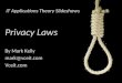 IT Applications Theory Slideshows By Mark Kelly mark@vceit.com Vceit.com Privacy Laws