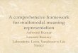 A comprehensive framework for multimodal meaning representation Ashwani Kumar Laurent Romary Laboratoire Loria, Vandoeuvre Lès Nancy