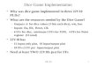 BR 1/991 Dice Game Implementation Why was dice game implemented in three 22V10 PLDs? What are the resources needed by the Dice Game? –Outputs: 6 for dice