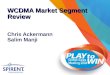 WCDMA Market Segment Review Chris Ackermann Salim Manji