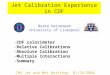 Jet Calibration Experience in CDF Beate Heinemann University of Liverpool -CDF calorimeter -Relative Calibrations -Absolute Calibration -Multiple Interactions
