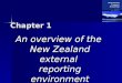 Chapter 1 An overview of the New Zealand external reporting environment