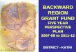 1 BACKWARD REGION GRANT FUND FIVE YEAR PERSPECTIVE PLAN 2007-08 to 2011-12 DISTRICT - KATNI