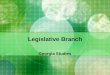 Legislative Branch Georgia Studies. What is the legislative branch of Georgia's government called? A.) Congress B.) General Assembly C.) House of Commons