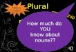 Plural & Possessive Nouns ownership ’ ’ TWO or more How much do YOU know about nouns??