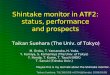 Taikan Suehara, TILC08(GDE+ACFA)@Sendai, 2008/03/05 Shintake monitor in ATF2: status, performance and prospects Taikan Suehara (The Univ. of Tokyo) M