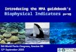 Introducing the MPA guidebook’s Biophysical Indicators (n=10) 5th World Parks Congress, Session 3D 12 th September 2003