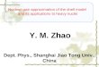 Dept. Phys., Shanghai Jiao Tong Univ., China Y. M. Zhao Nucleon pair approximation of the shell model and its applications to heavy nuclei