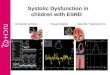 Systolic Dysfunction in children with ESRD Conventional EchoTissue dopplerSpeckle Tracking Echo