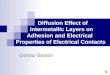 Diffusion Effect of Intermetallic Layers on Adhesion and Electrical Properties of Electrical Contacts Golnaz Bassiri