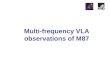 Мulti-frequency VLA observations of M87. Observations’ parameters Test VLA observations (configuration D) of M87 (RA=12:28, Dec=12:40) took place on November