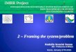 Hanoi, January 27th 2015 Rodolfo Soncini Sessa DEI – Politecnico di Milano IMRR Project 2 – Framing the system/problem INTEGRATED AND SUSTAINABLE WATER