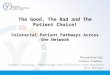 The Good, The Bad and The Patient Choice! Colorectal Patient Pathways Across the Network Presented by: Teresa Coombes Cancer, Oncology, Haematology and