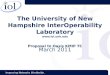 Improving Networks Worldwide. The University of New Hampshire InterOperability Laboratory  Proposal to Oasis KMIP TC March 2011